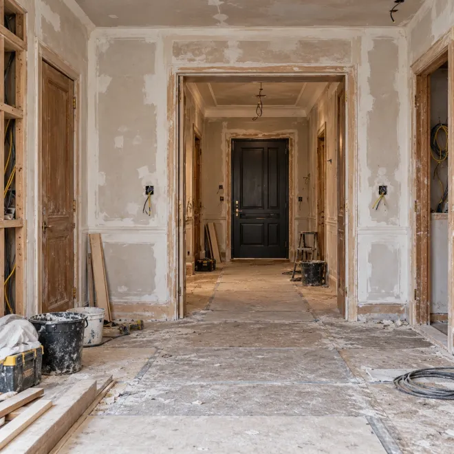 Interior construction and technical architectural refurbishment in London by Oraanj